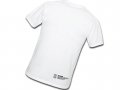 Men's Small White T-Shirt Grey Logo