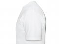 Men's Small White T-Shirt Grey Logo