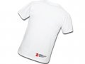 Men's Large White T-Shirt Red Logo